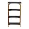 Household Essentials Crown 43" 4-Tier Bookshelf